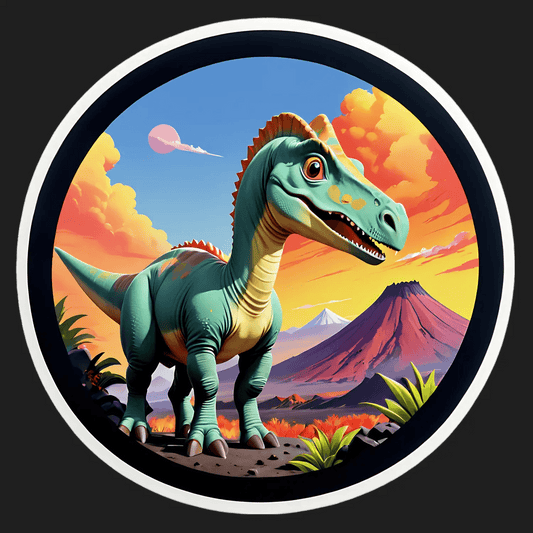 Dinosaur Paradise - Vibrant Sticker - Heat Press Transfer