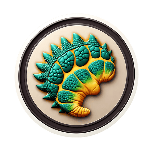 Dinosaur Paw Sticker - Colorful & Textured - Heat Press Transfer