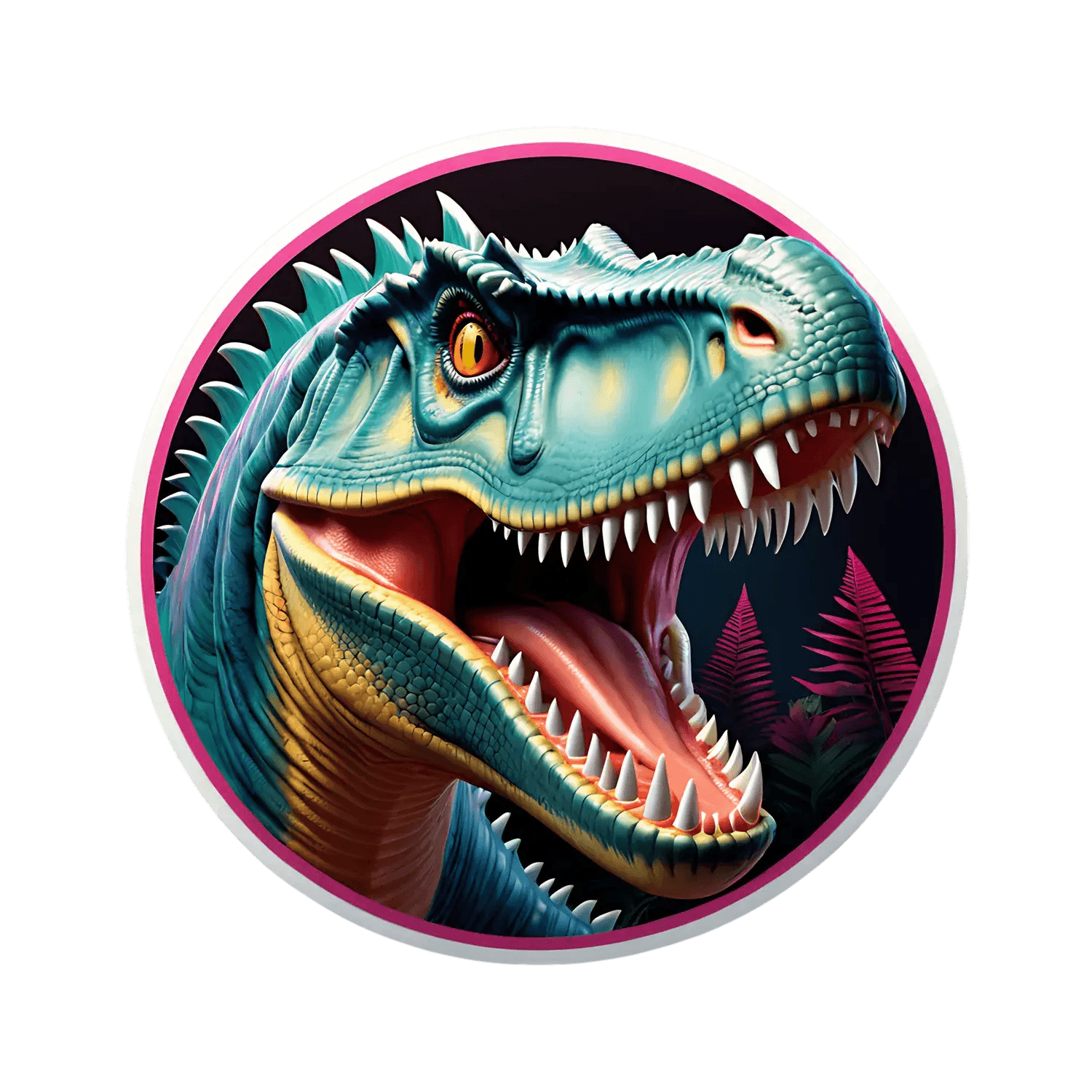 Dinosaur Rage - UV Sticker - Heat Press Transfer