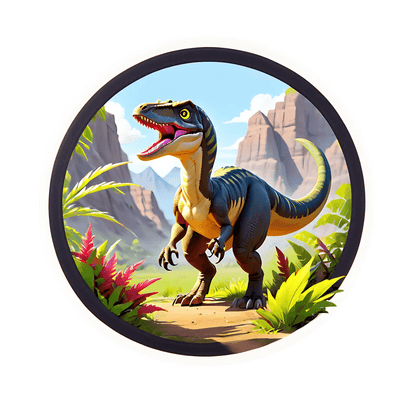 Dinosaur Roar - DTF Sticker - Heat Press Transfer