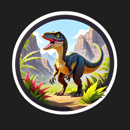 Dinosaur Roar - DTF Sticker - Heat Press Transfer