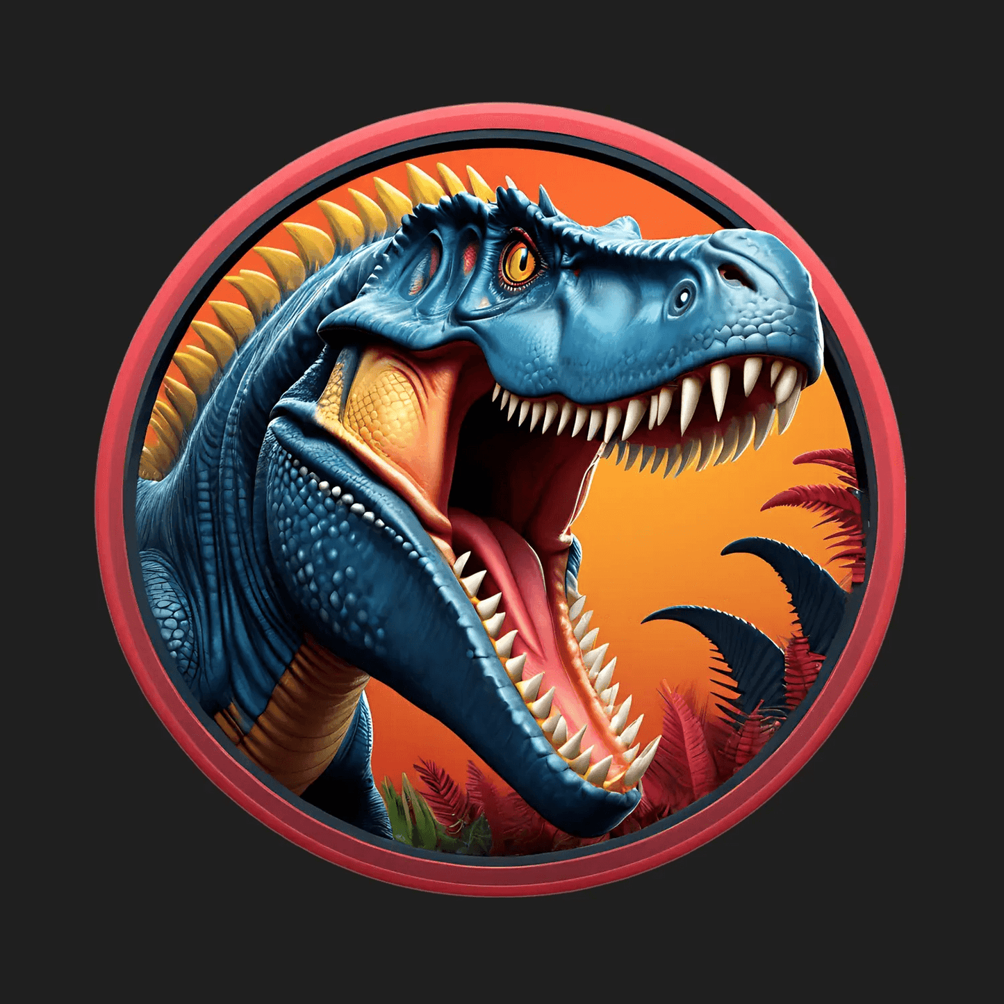 Dinosaur Roar - Sticker - Heat Press Transfer