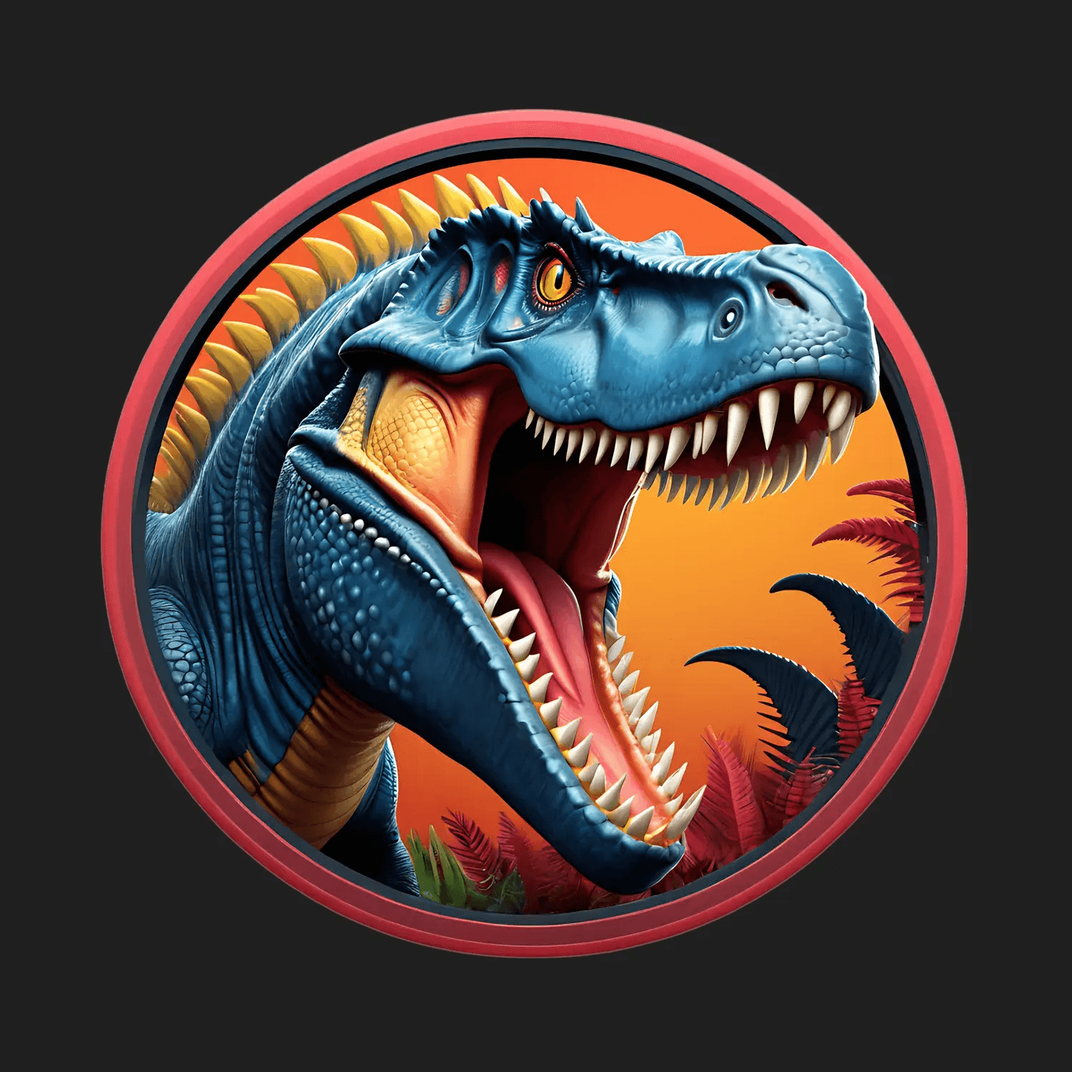 Dinosaur Roar - Sticker - Heat Press Transfer