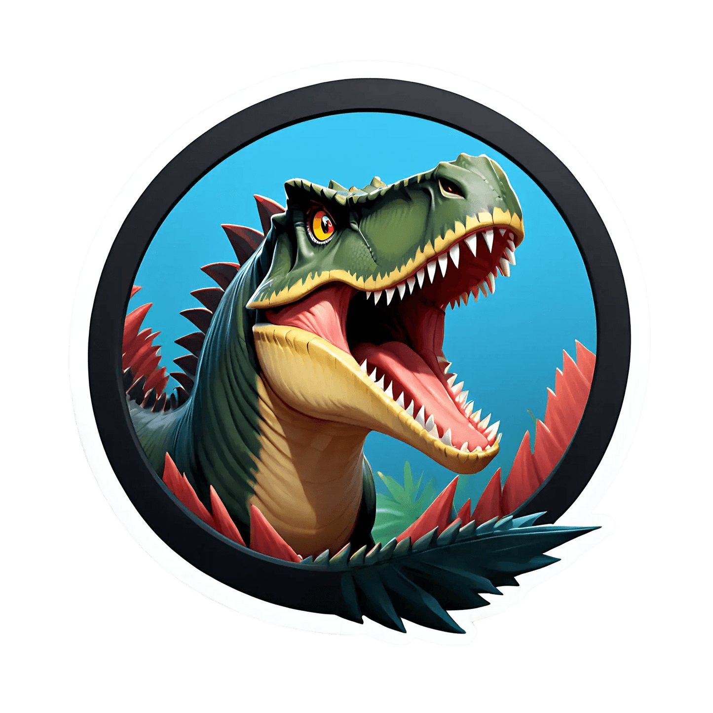 Dinosaur Roar - Sticker - Heat Press Transfer