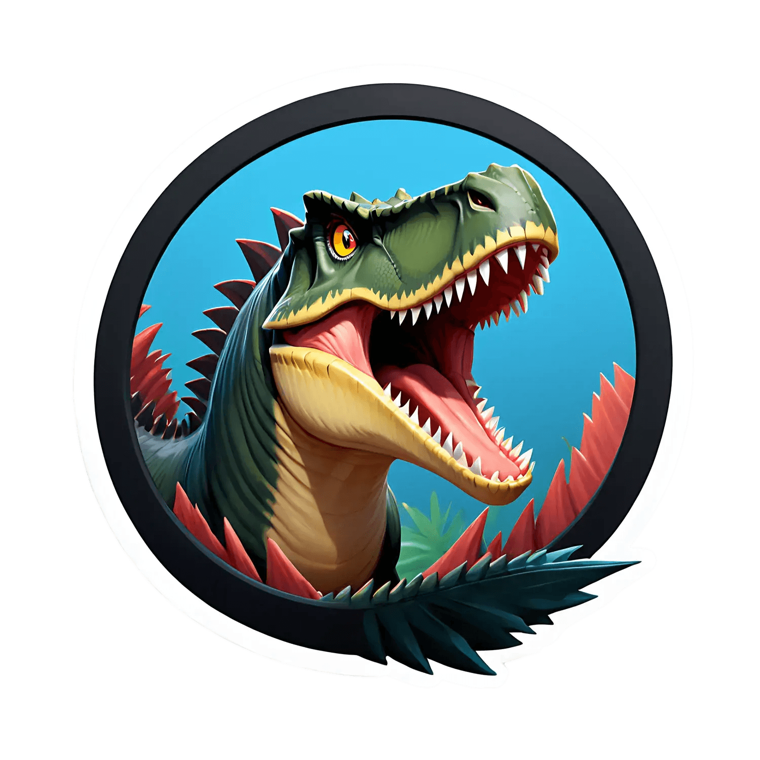 Dinosaur Roar - Sticker - Heat Press Transfer