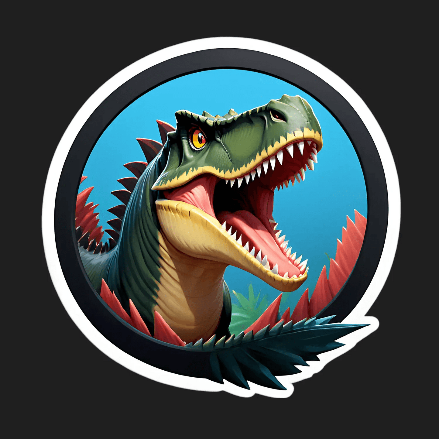 Dinosaur Roar - Sticker - Heat Press Transfer