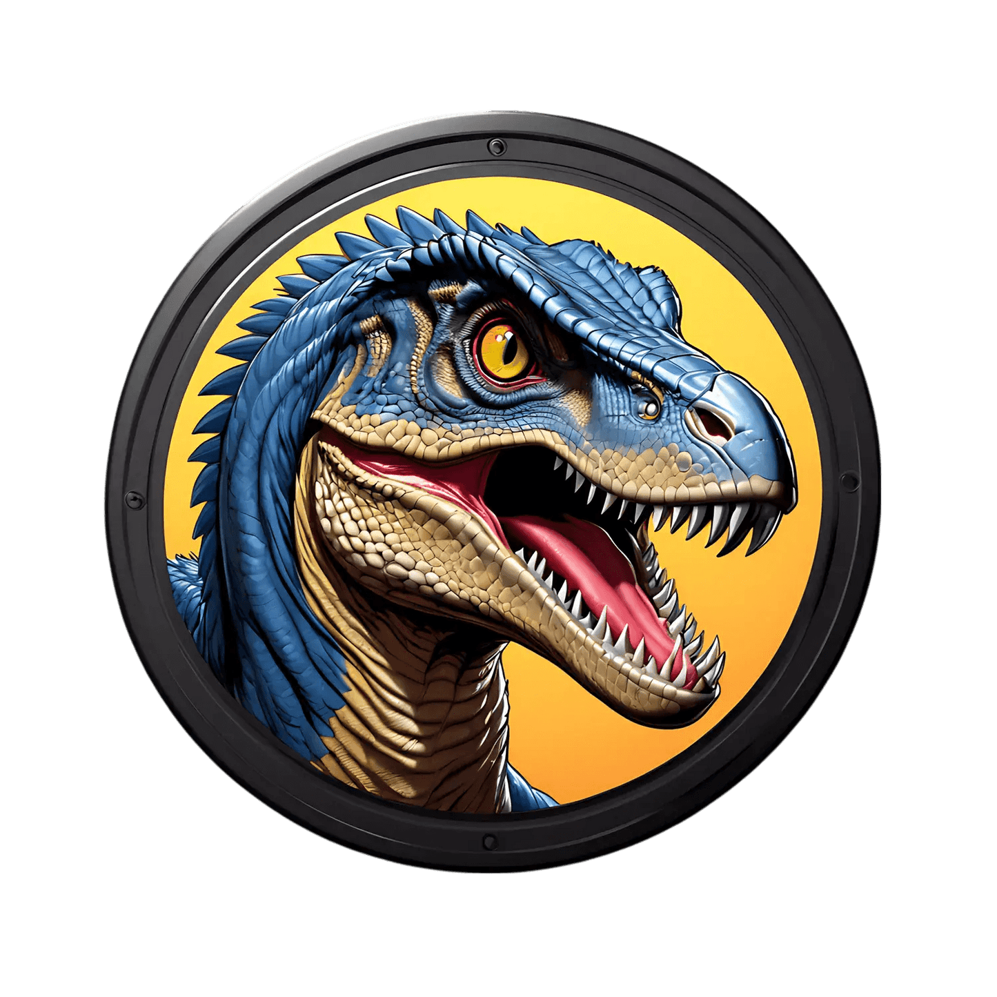 Dinosaur Roar - UV DTF Sticker - Heat Press Transfer