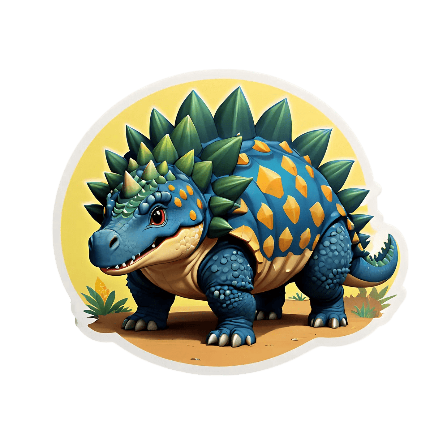 Dinosaur Sticker - UV DTF Sticker - Heat Press Transfer
