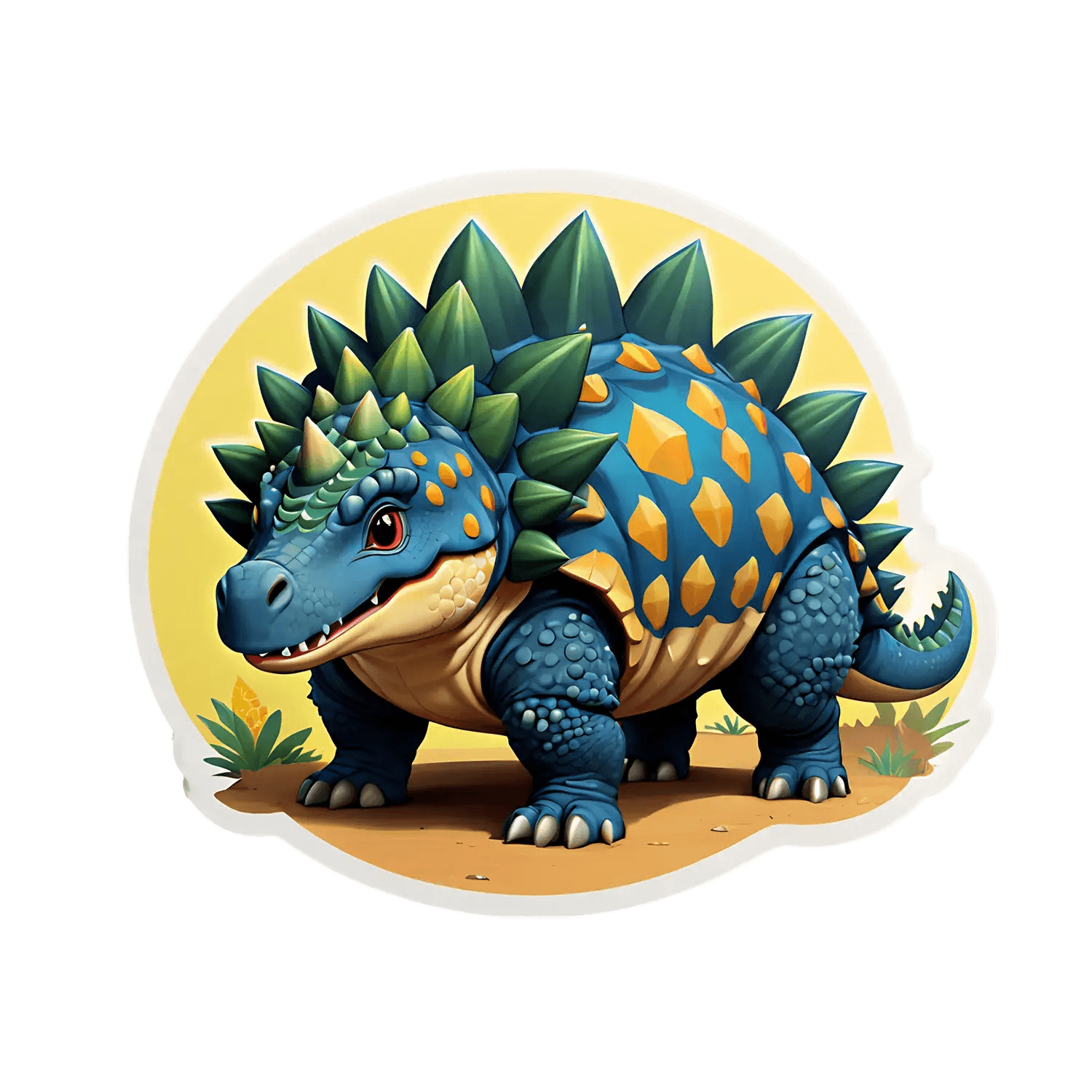 Dinosaur Sticker - UV DTF Sticker - Heat Press Transfer