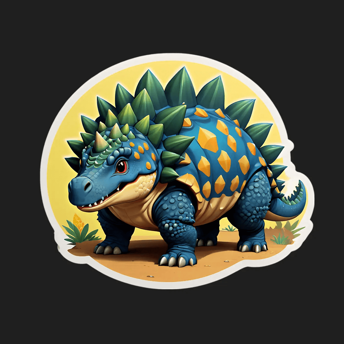 Dinosaur Sticker - UV DTF Sticker - Heat Press Transfer