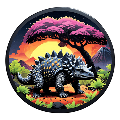 Dinosaur Sunset - Sticker - Heat Press Transfer