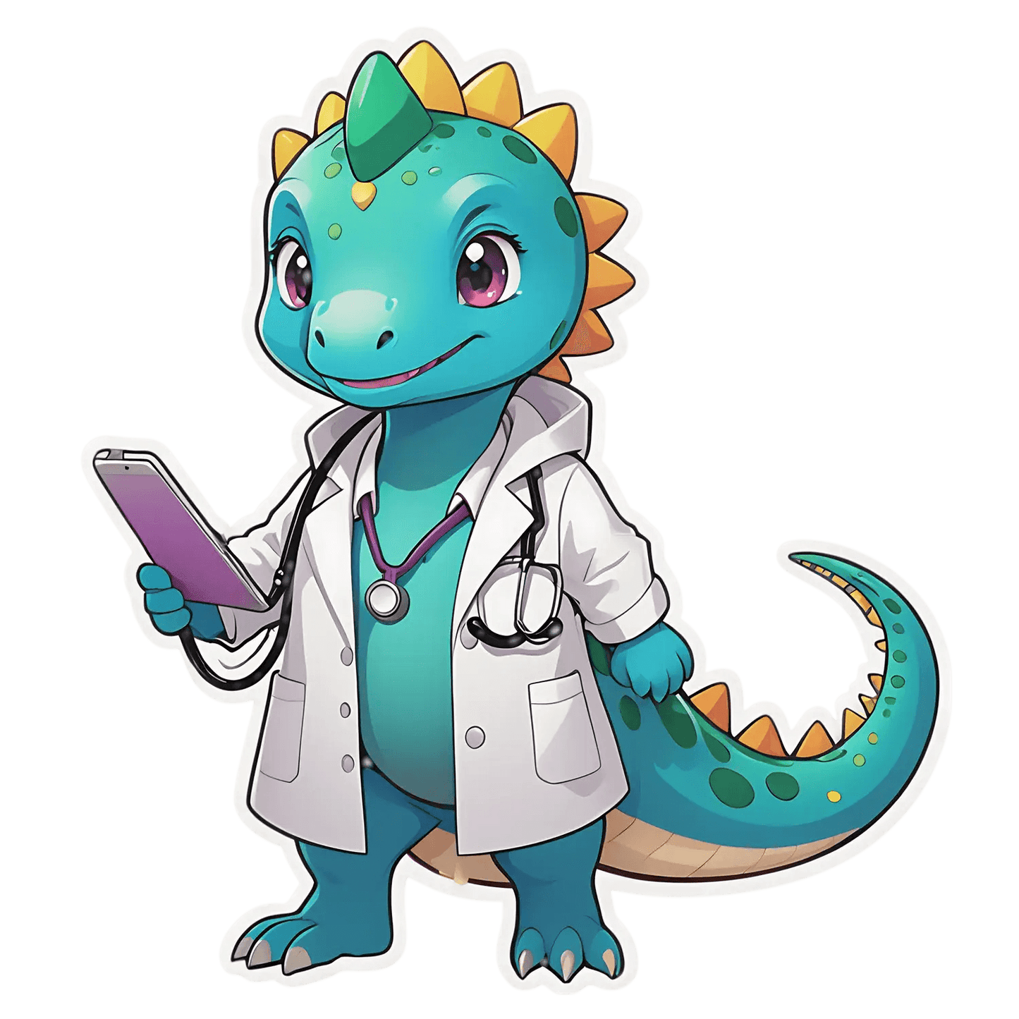 Doctor Dinosaur - Sticker - Heat Press Transfer