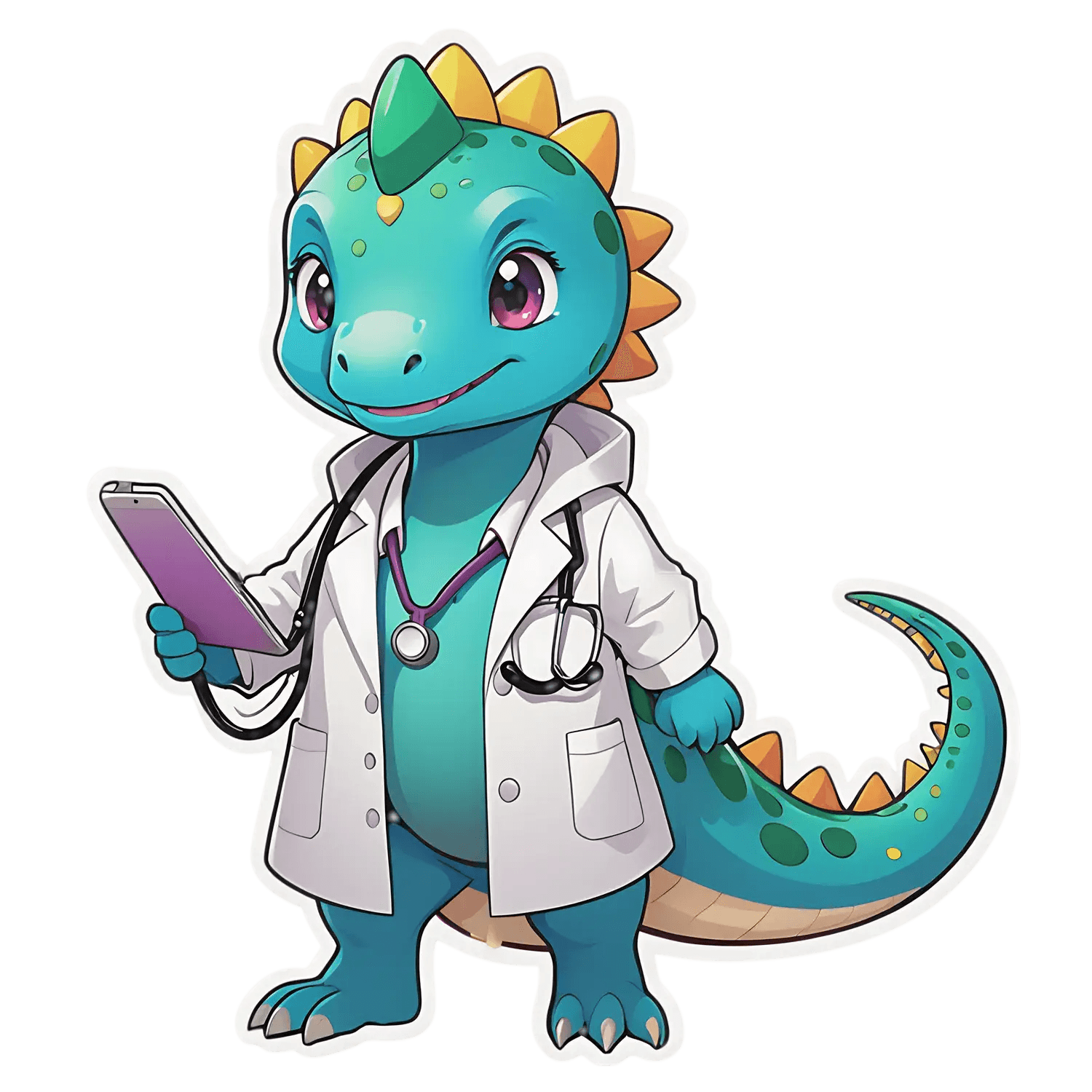 Doctor Dinosaur - Sticker - Heat Press Transfer