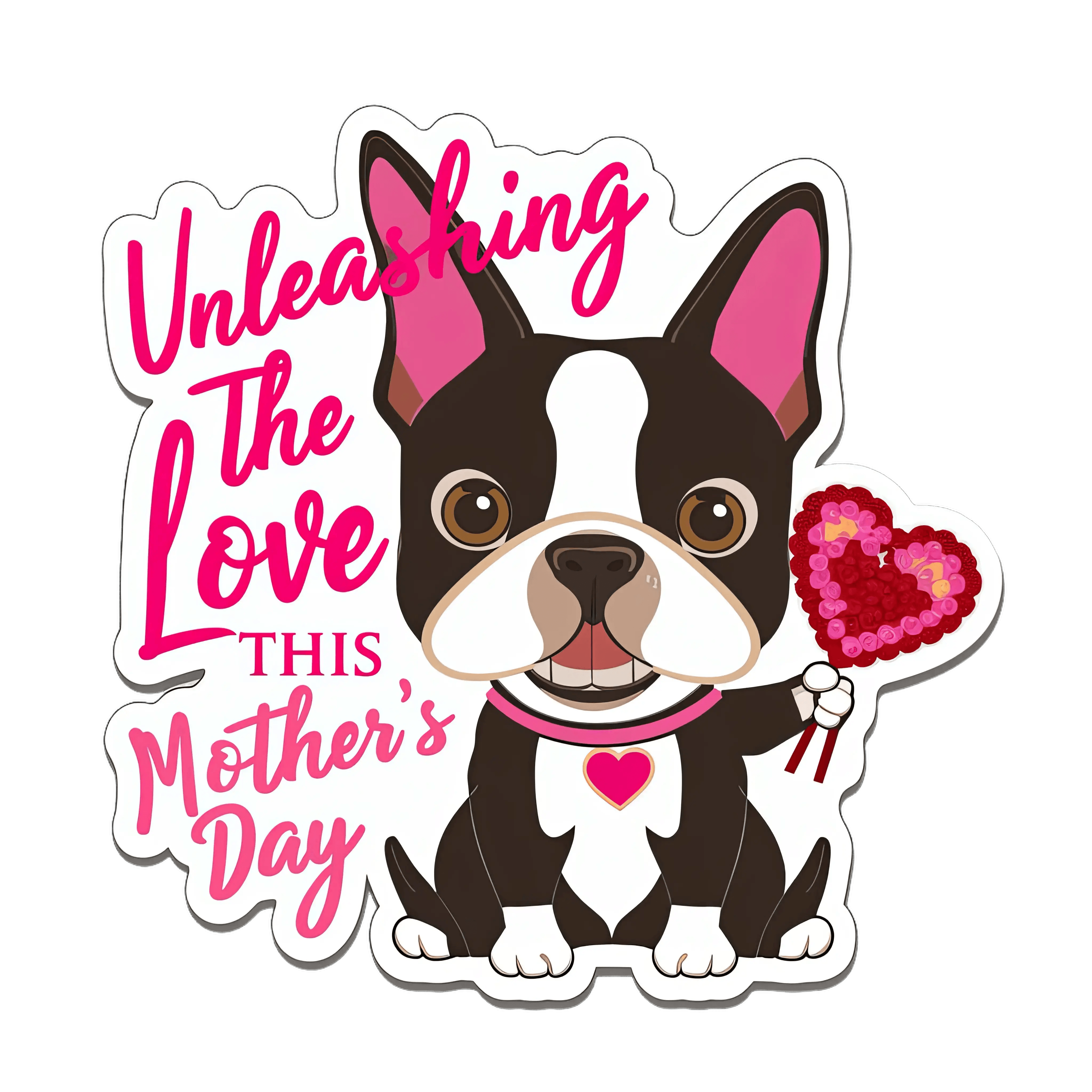 Dog Mother Design - DTF Ready To Press – Heat Press Transfer