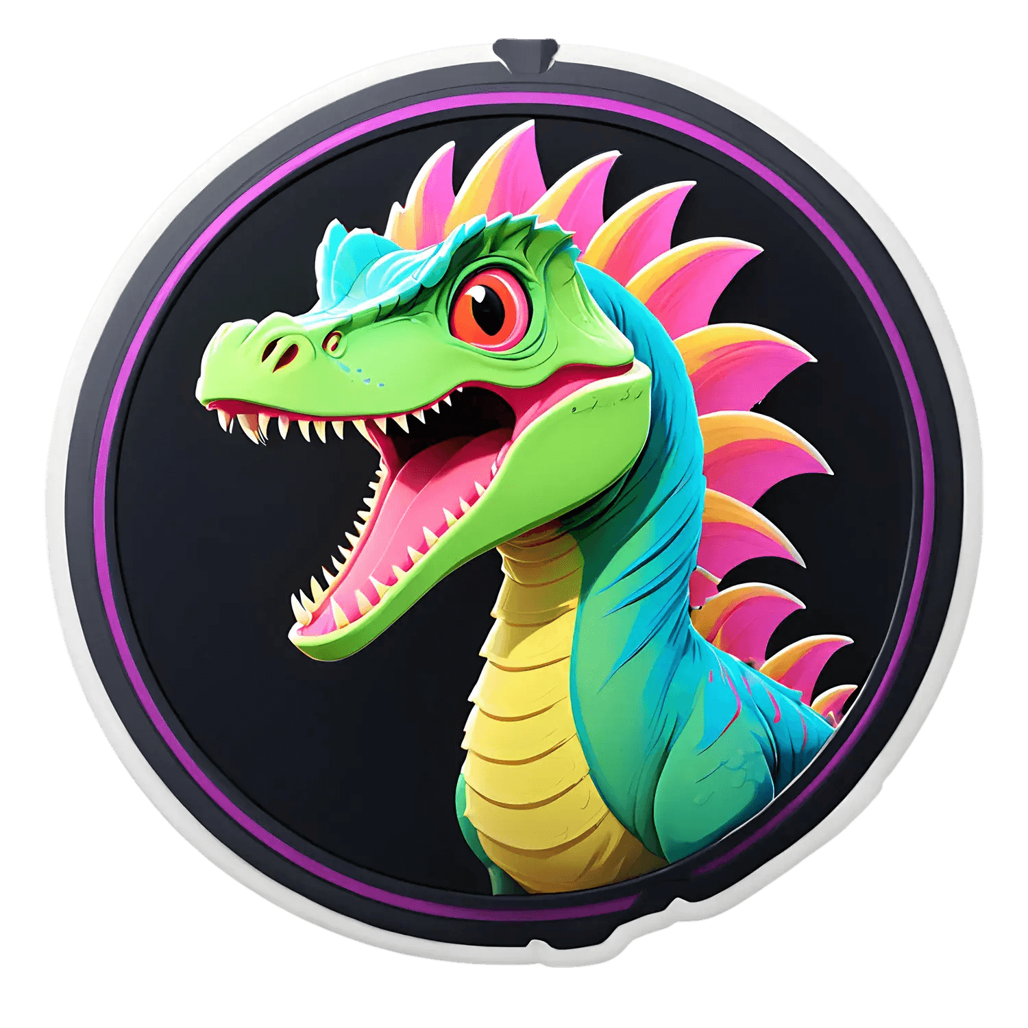 Dragon Fantasy - Colorful Sticker - Heat Press Transfer