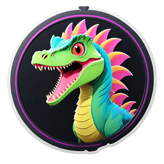 Dragon Fantasy - Colorful Sticker - Heat Press Transfer