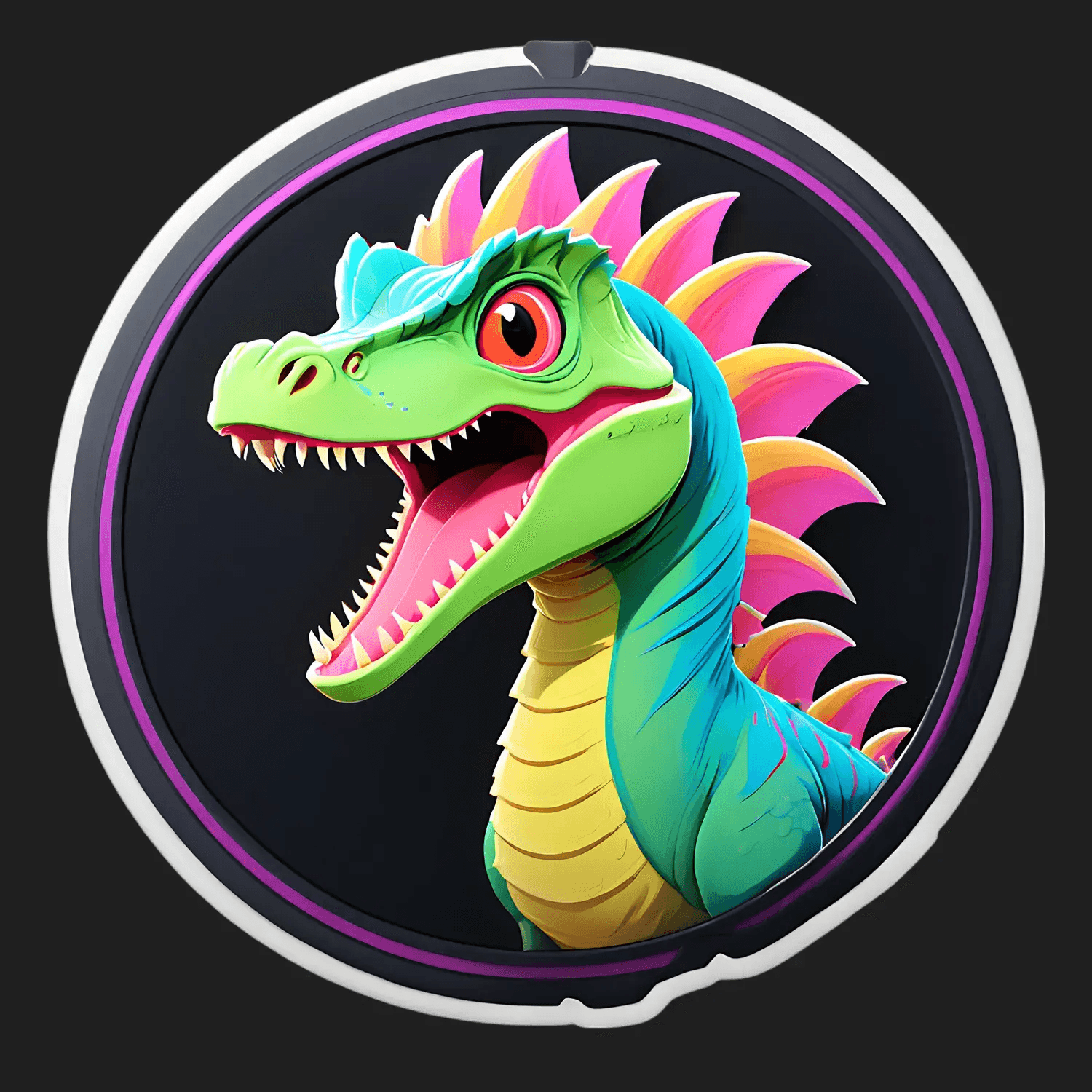 Dragon Fantasy - Colorful Sticker - Heat Press Transfer