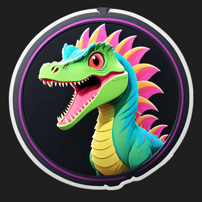 Dragon Fantasy - Colorful Sticker - Heat Press Transfer