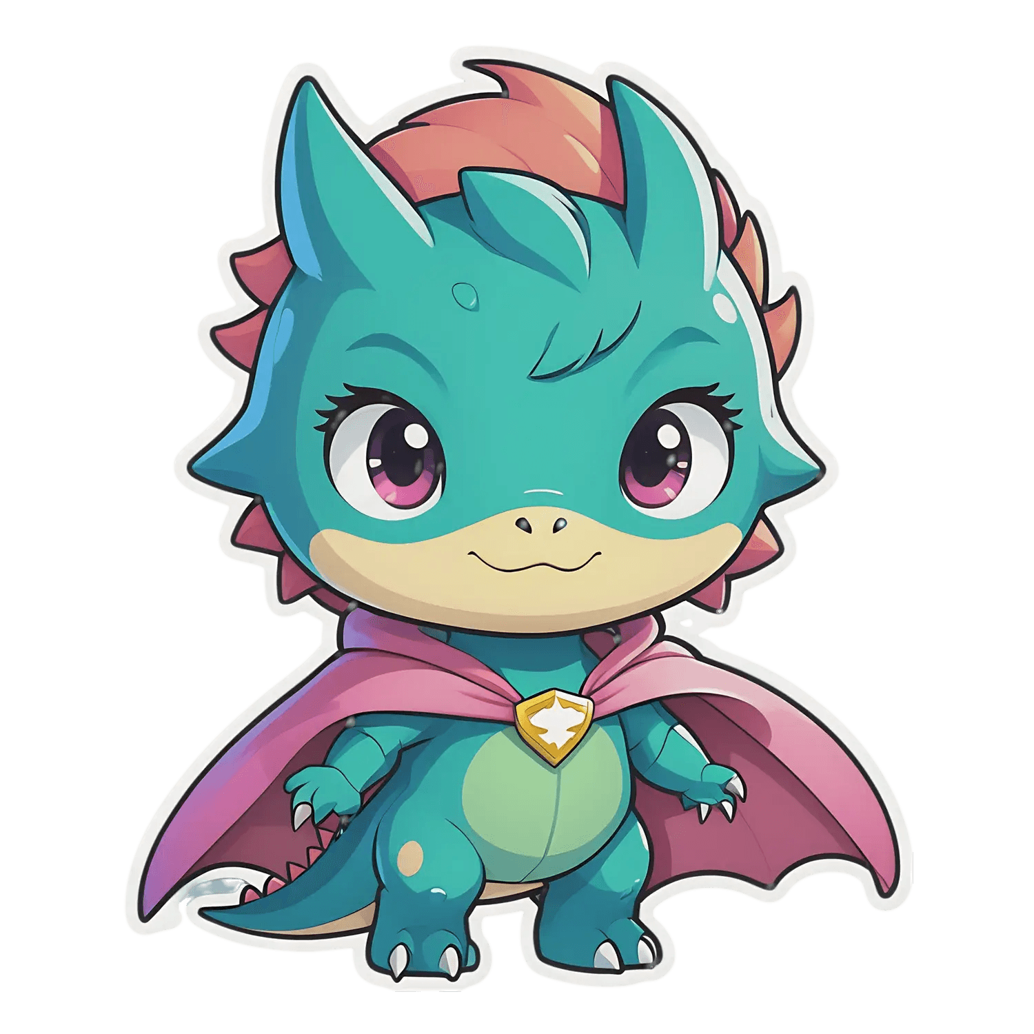 Dragon Fantasy Creature - UV DTF Sticker - Heat Press Transfer