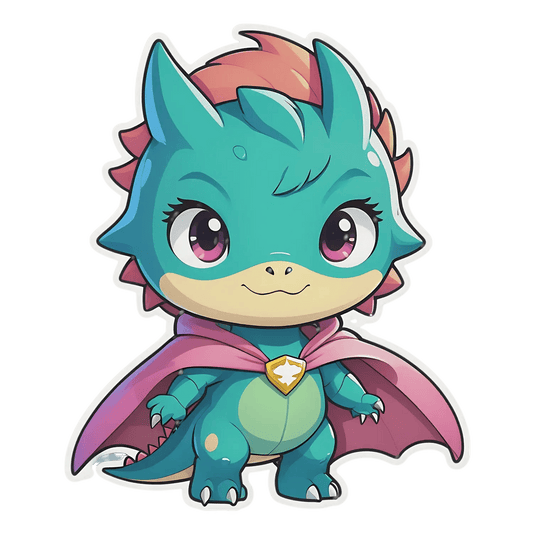 Dragon Fantasy Creature - UV DTF Sticker - Heat Press Transfer