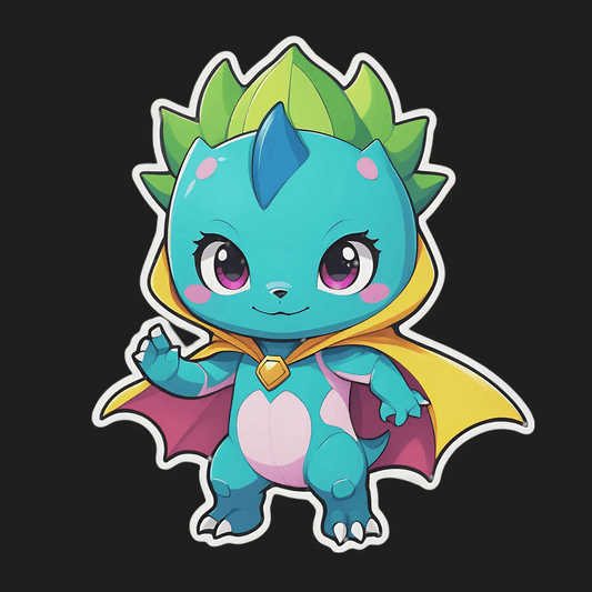 Dragon Fantasy Sticker - Cute UV Design - Heat Press Transfer