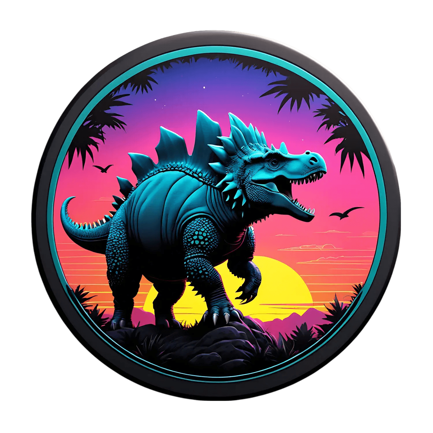 Dragon Sunset - Sticker - Heat Press Transfer