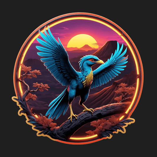Eagle Sunset Glow - Sticker - Heat Press Transfer
