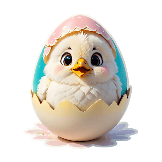 Easter Chick Hatch - Sticker - Heat Press Transfer