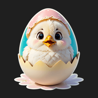 Easter Chick Hatch - Sticker - Heat Press Transfer