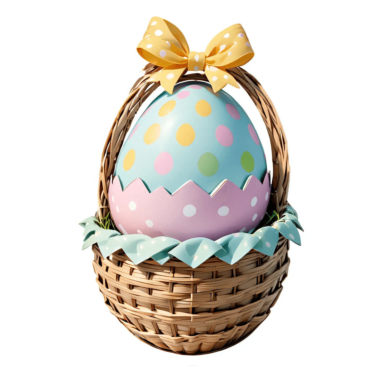 Easter Egg Basket - Sticker - Heat Press Transfer