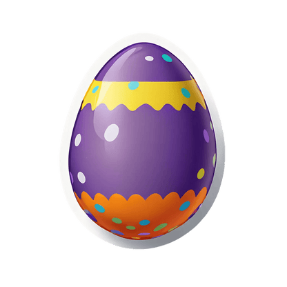 Easter Egg - Colorful Sticker - Heat Press Transfer