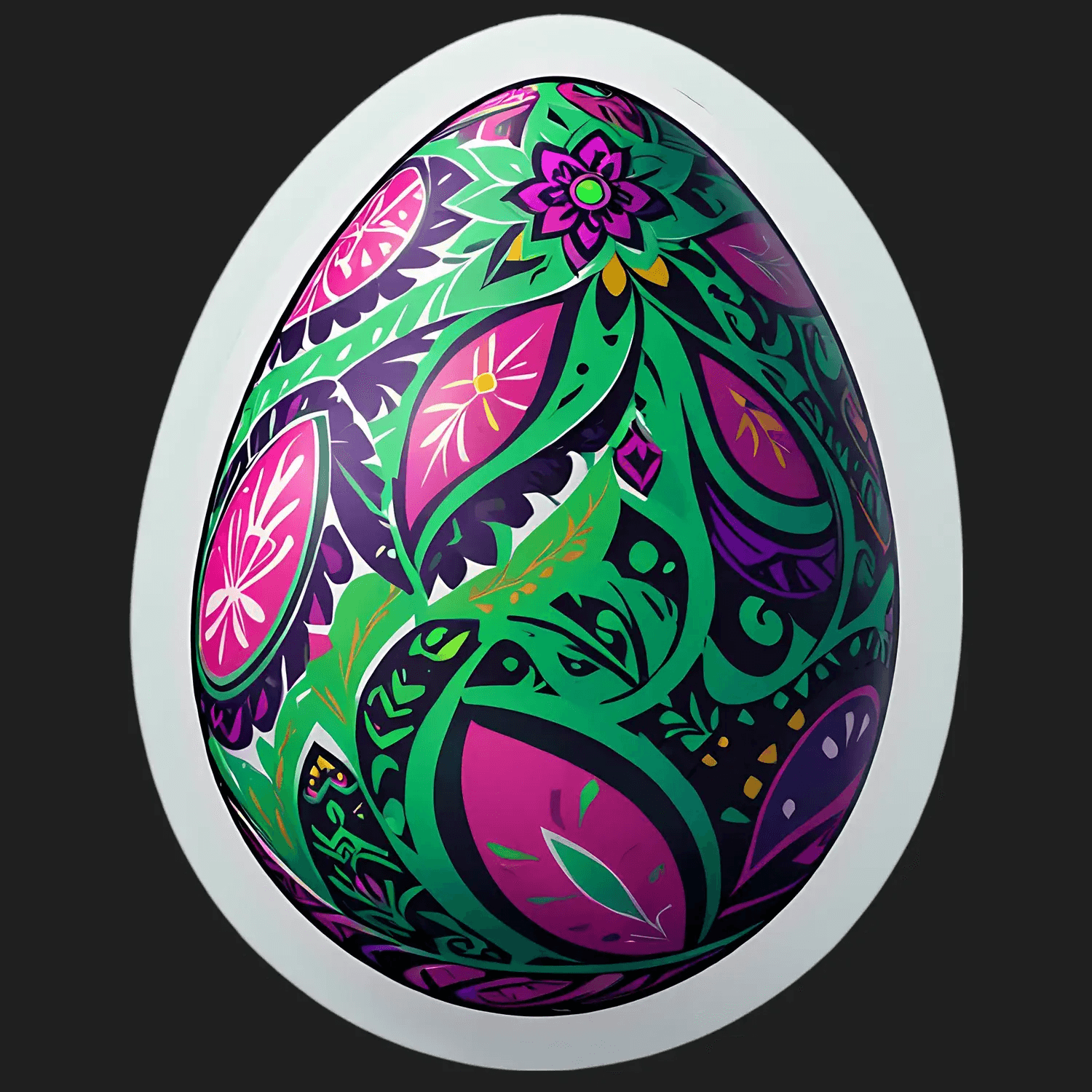 Easter Egg Decor - Sticker - Heat Press Transfer