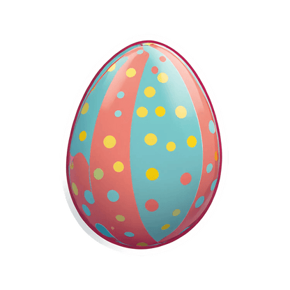 Easter Egg Decor - Sticker - Heat Press Transfer