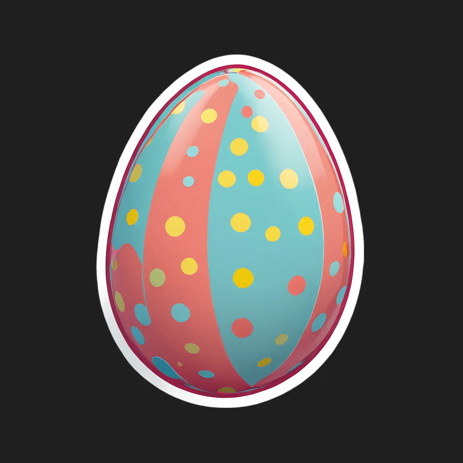 Easter Egg Decor - Sticker - Heat Press Transfer