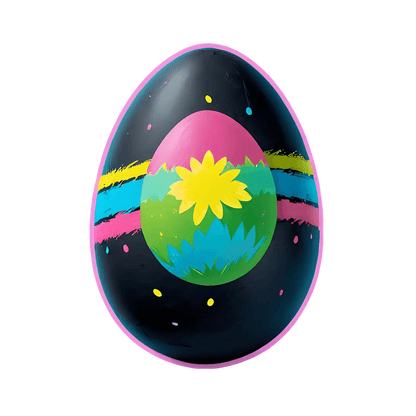 Easter Egg Glow - Vibrant Sticker - Heat Press Transfer
