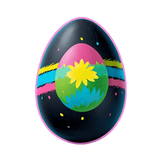 Easter Egg Glow - Vibrant Sticker - Heat Press Transfer