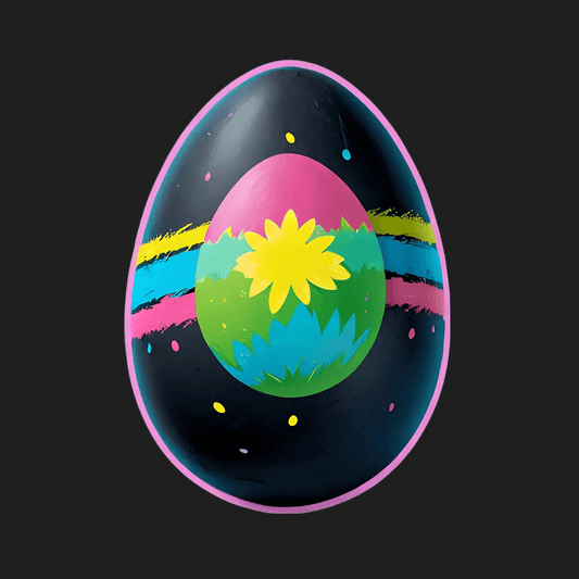 Easter Egg Glow - Vibrant Sticker - Heat Press Transfer
