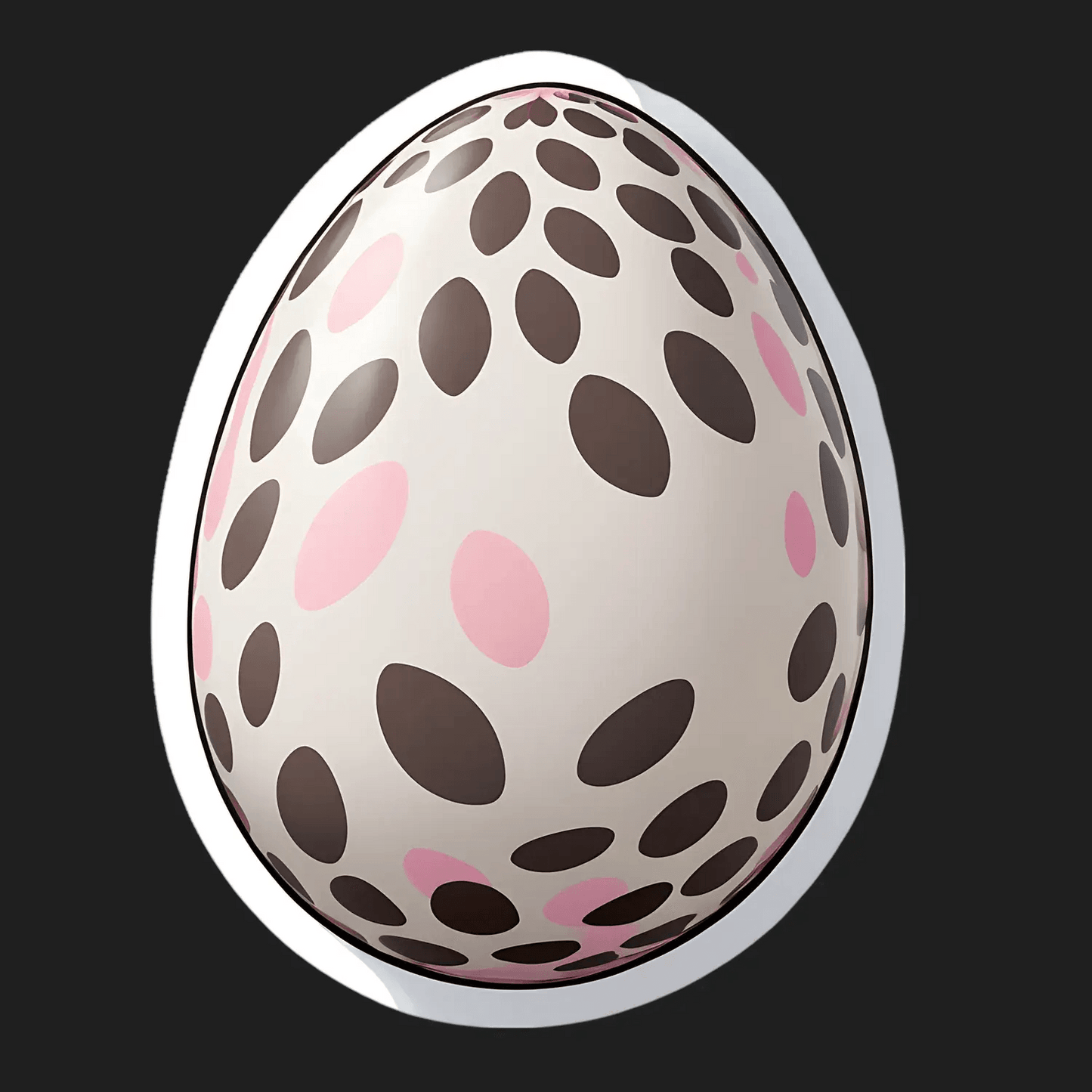 Easter Egg Pattern - UV DTF Sticker - Heat Press Transfer