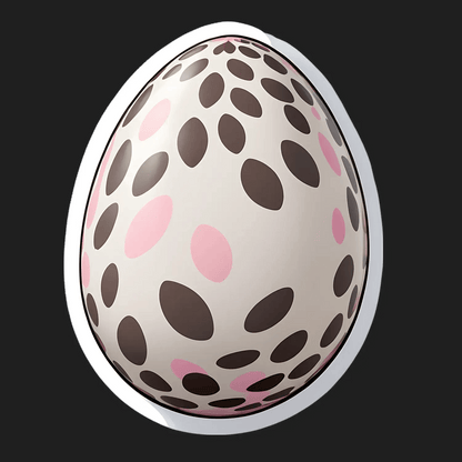Easter Egg Pattern - UV DTF Sticker - Heat Press Transfer