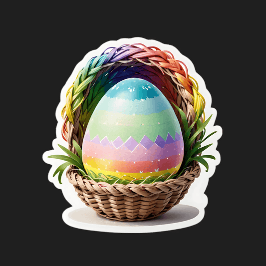 Easter Egg Rainbow - Sticker - Heat Press Transfer