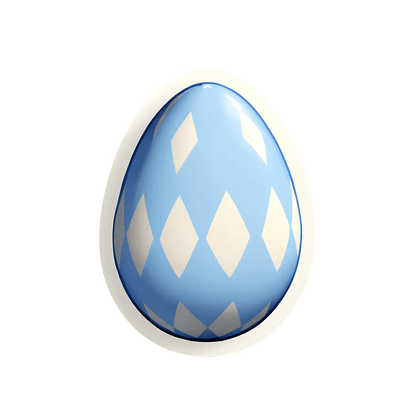 Easter Egg Sticker - UV DTF Decorative - Heat Press Transfer