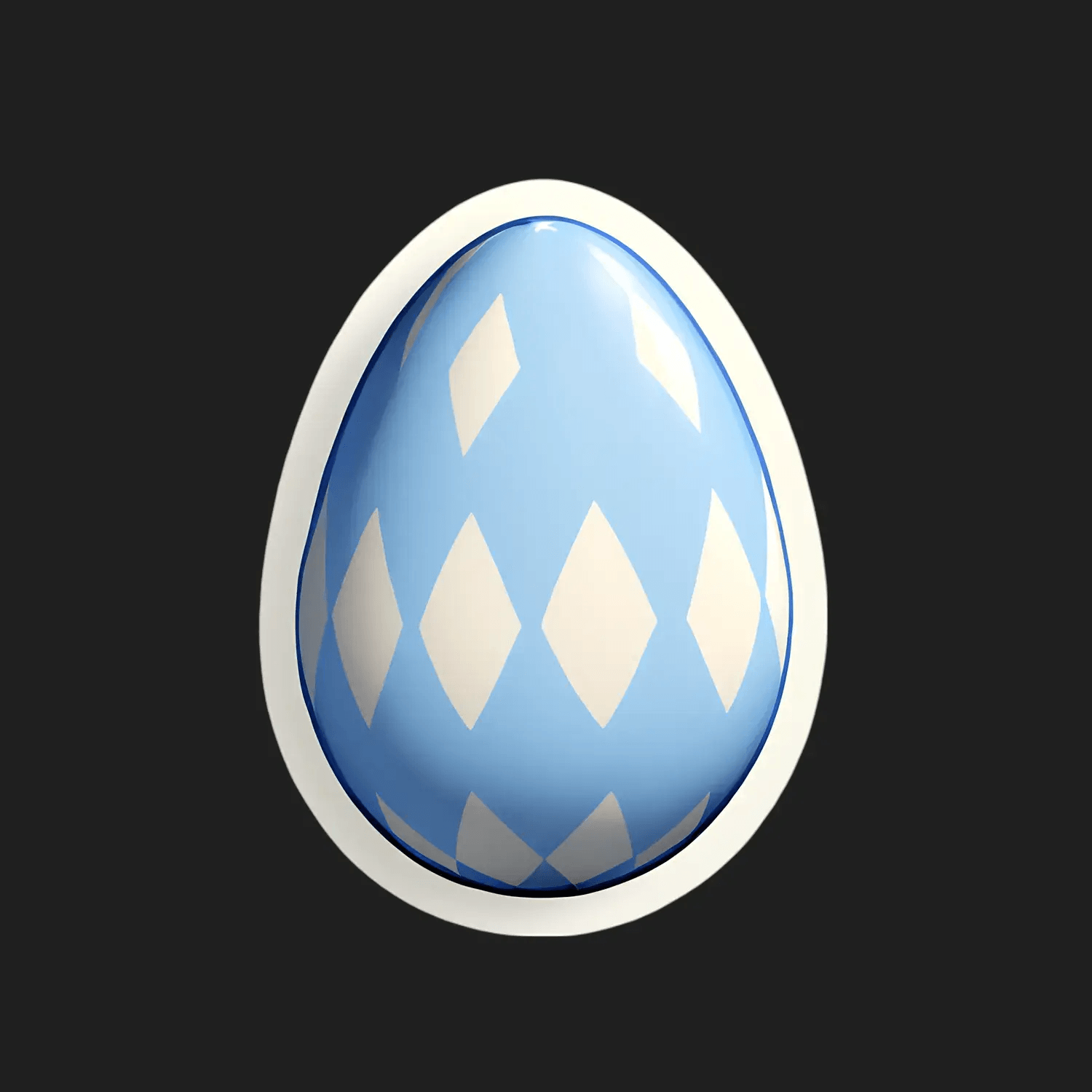 Easter Egg Sticker - UV DTF Decorative - Heat Press Transfer