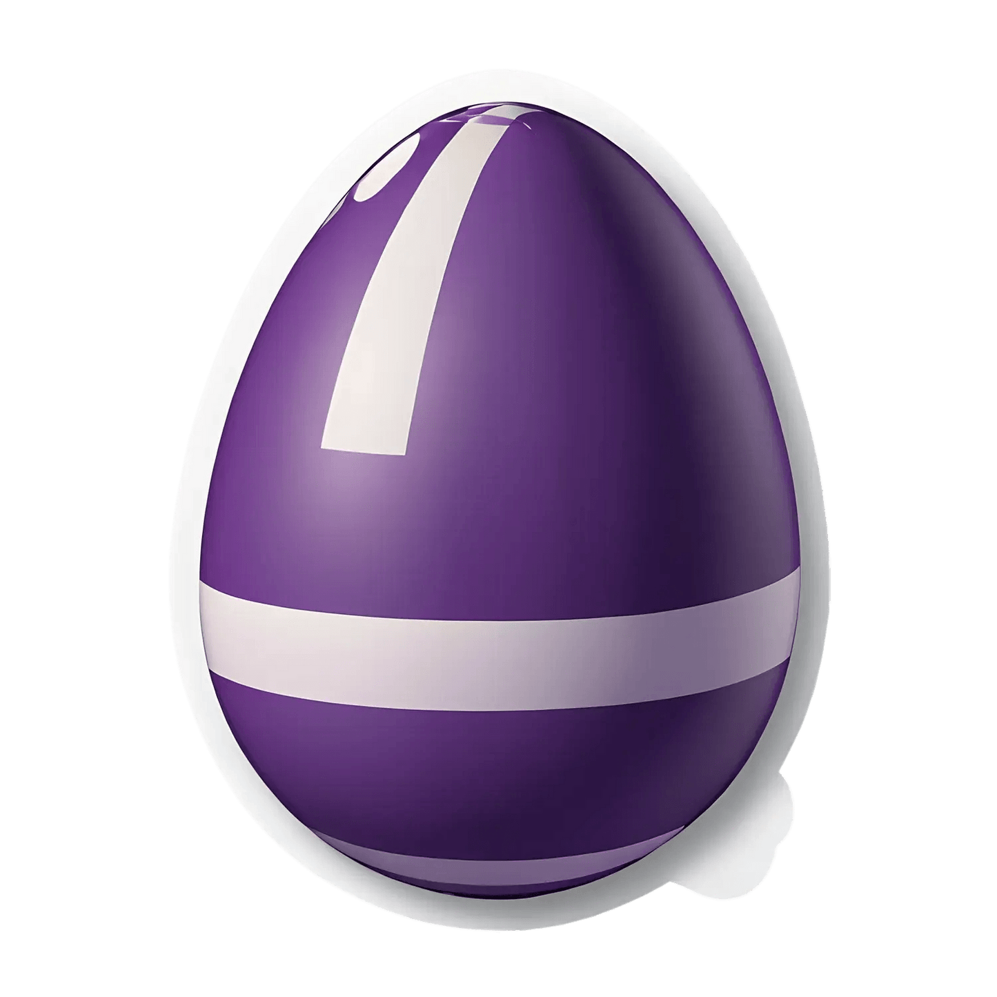 Easter Egg Sticker - UV DTF Purple Decor - Heat Press Transfer