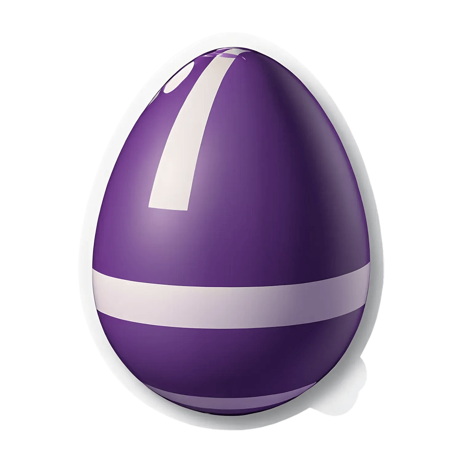 Easter Egg Sticker - UV DTF Purple Decor - Heat Press Transfer