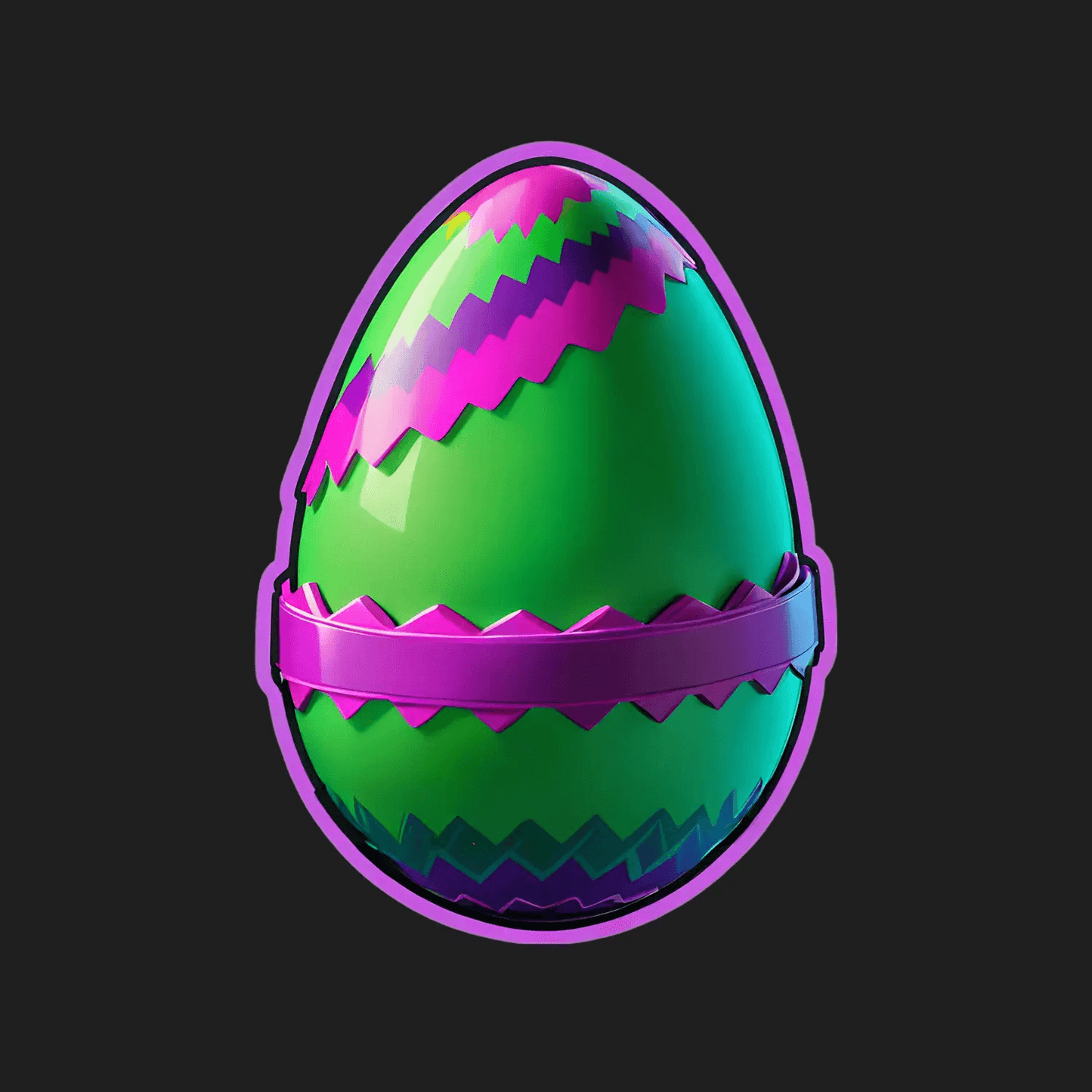 Easter Egg Surprise - Sticker - Heat Press Transfer