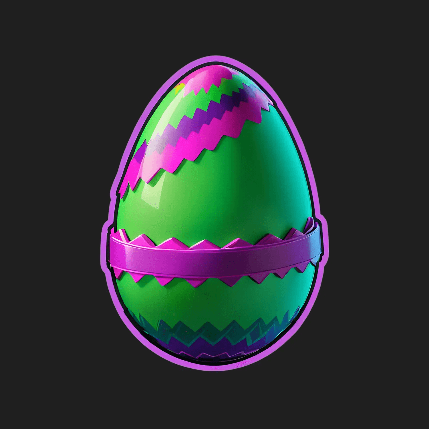 Easter Egg Surprise - Sticker - Heat Press Transfer