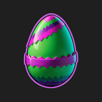 Easter Egg Surprise - Sticker - Heat Press Transfer