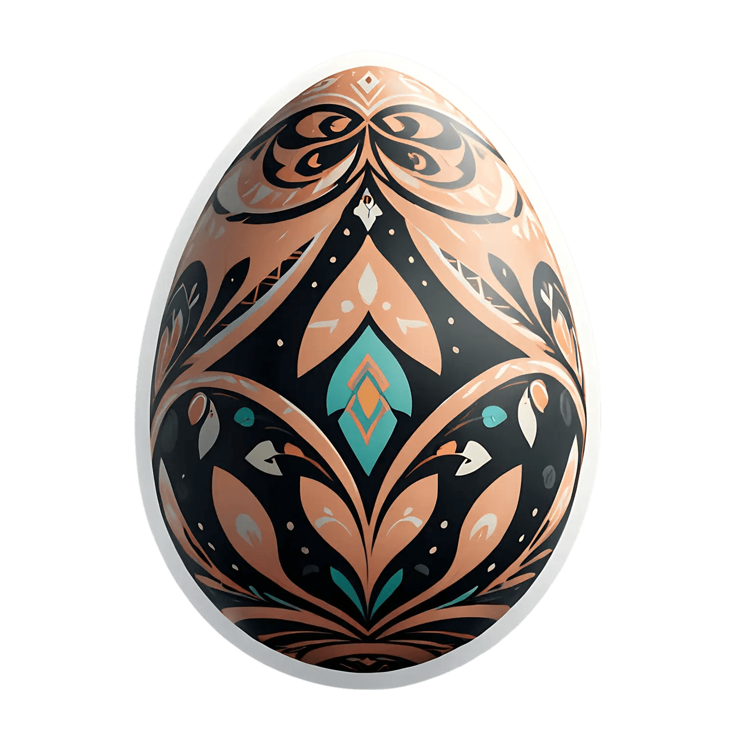 Egg Art Deco - Sticker - Heat Press Transfer