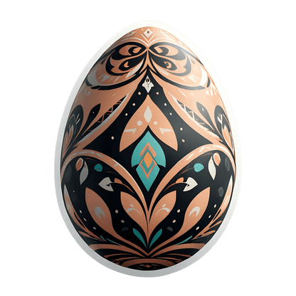 Egg Art Deco - Sticker - Heat Press Transfer
