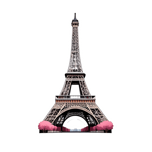Eiffel Tower UV - Parisian Sticker - Heat Press Transfer